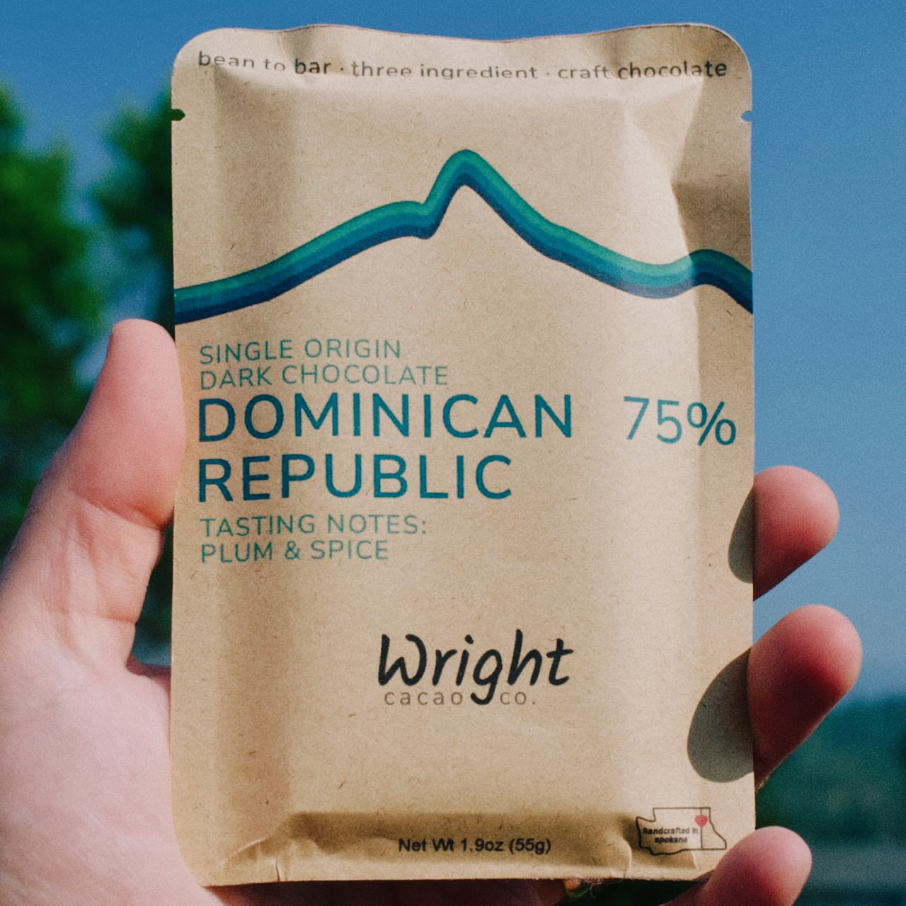 Dominican Republic 75% Dark Chocolate Bar
